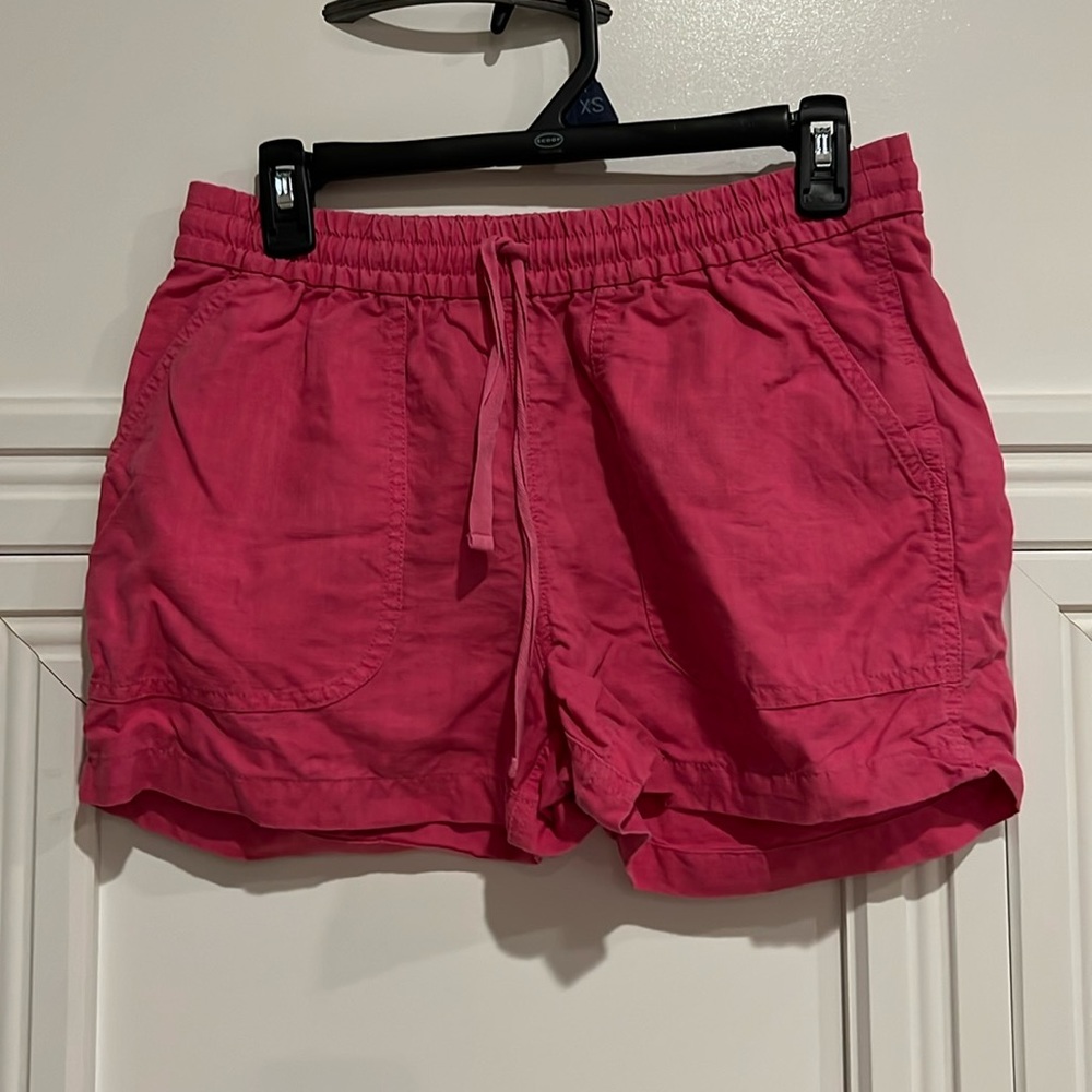 J. Crew Point Sur Seaside Shorts Linen Blend Pink Size XSmall